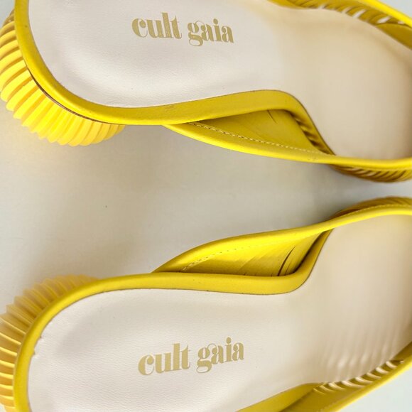 Cult Gaia Alia Orb Mule in Yellow – Size 39.5 🌞💛 - Picture 5 of 7